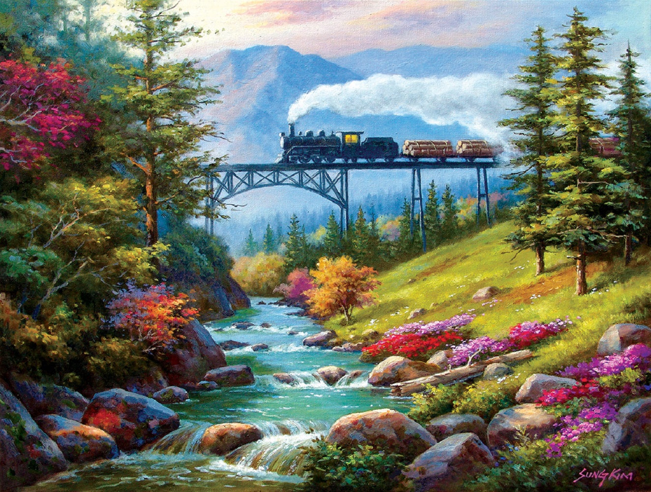 On the Way to the Mill 500 pc Jigsaw Puzzle 41616