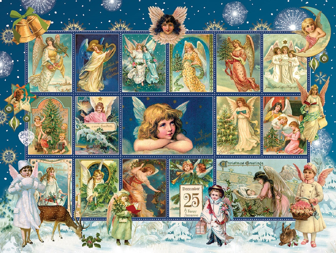 Christmas Snow Angels 300 pc Jigsaw Puzzle 55966