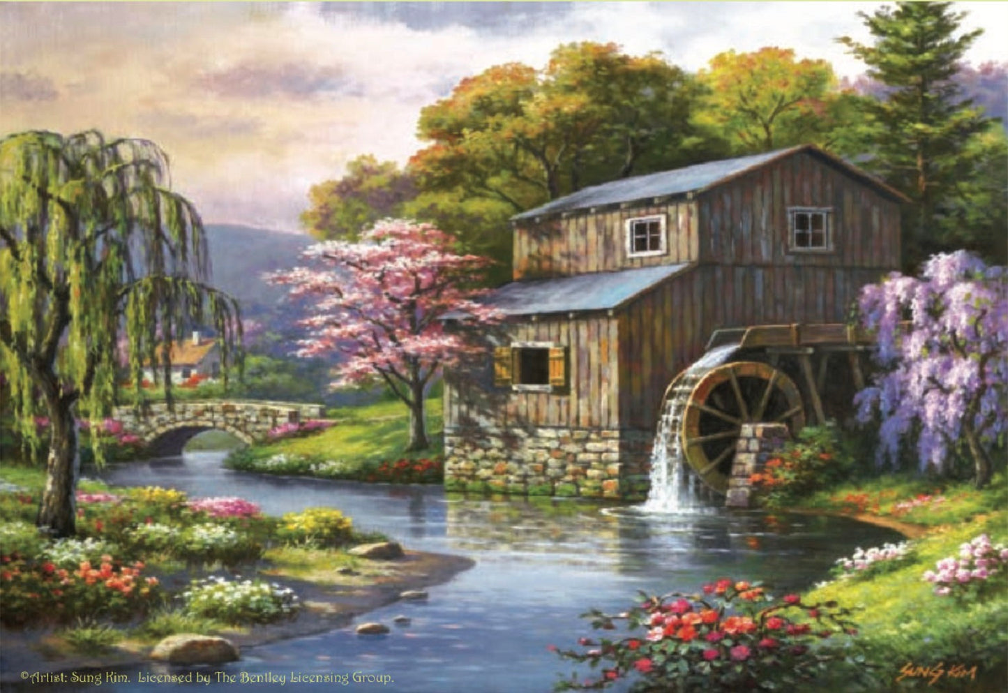 Spring at the Mill 300 pc Jigsaw Puzzle 41029