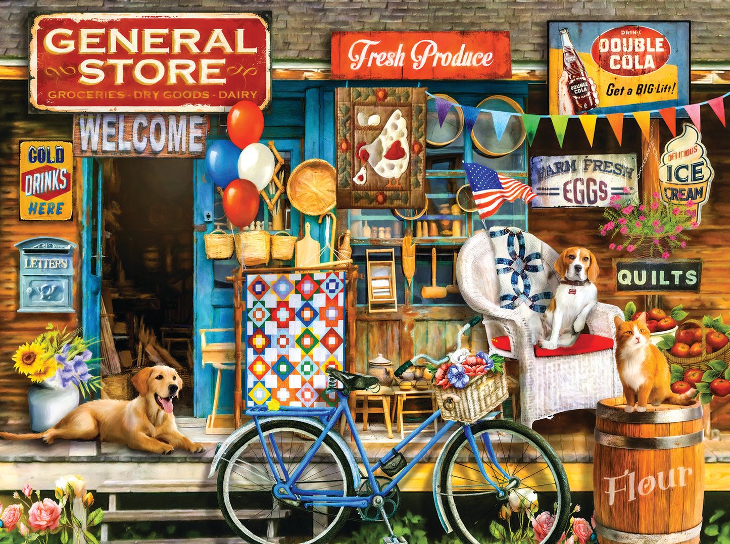 Waiting at the Store 1000 pc Jigsaw Puzzle 29781