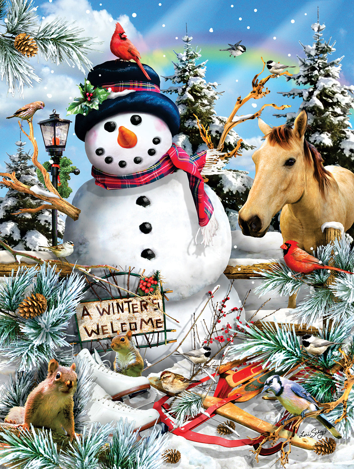 Winter's Welcome 500 pc Jigsaw Puzzle 35194