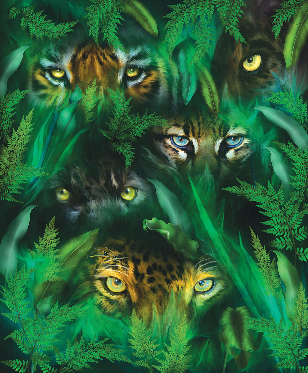 Jungle Eyes 1000 pc Jigsaw Puzzle 55606
