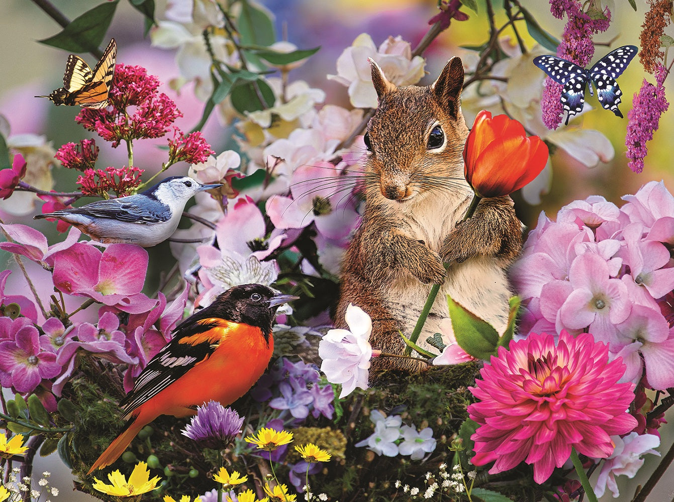 Nest of Flowers 1000 pc Jigsaw Puzzle 72044
