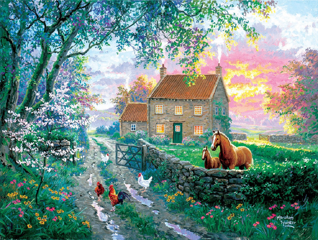 English Farm Life 500 pc Jigsaw Puzzle 69838