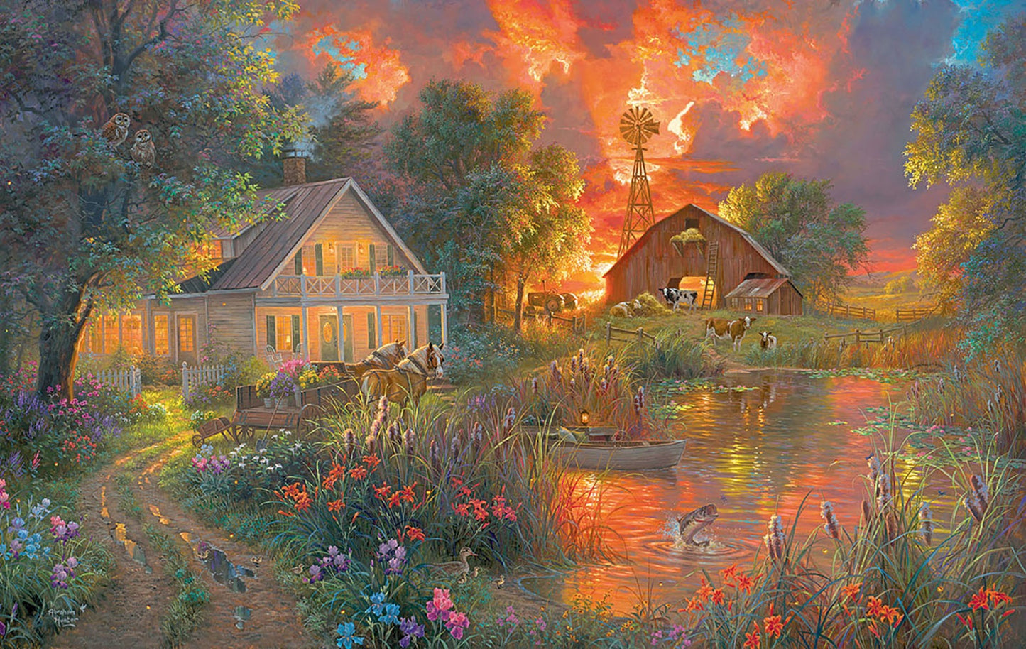 Spring's Promise 550 pc Jigsaw Puzzle 69862