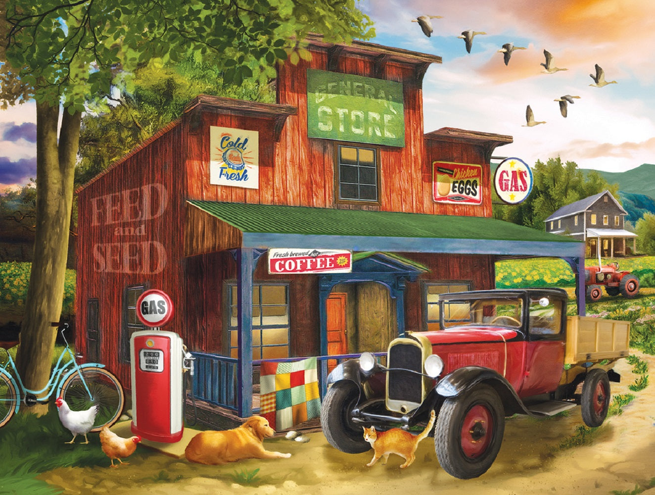 Picking Up Supplies 500 pc Jigsaw Puzzle 28601