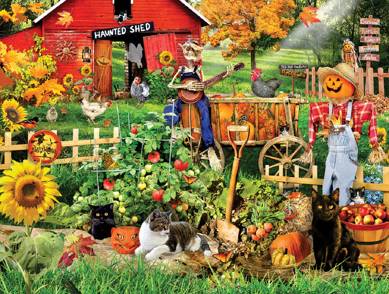 Halloween Harvest 300 pc Jigsaw Puzzle 35272