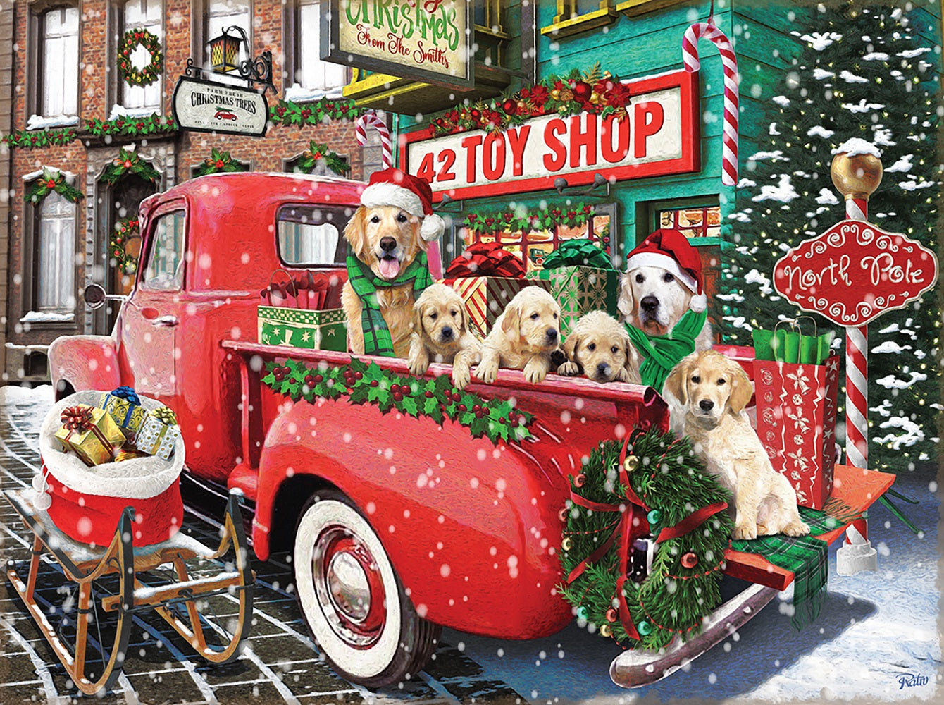 The Delivery Team 1000 pc Jigsaw Puzzle 42344