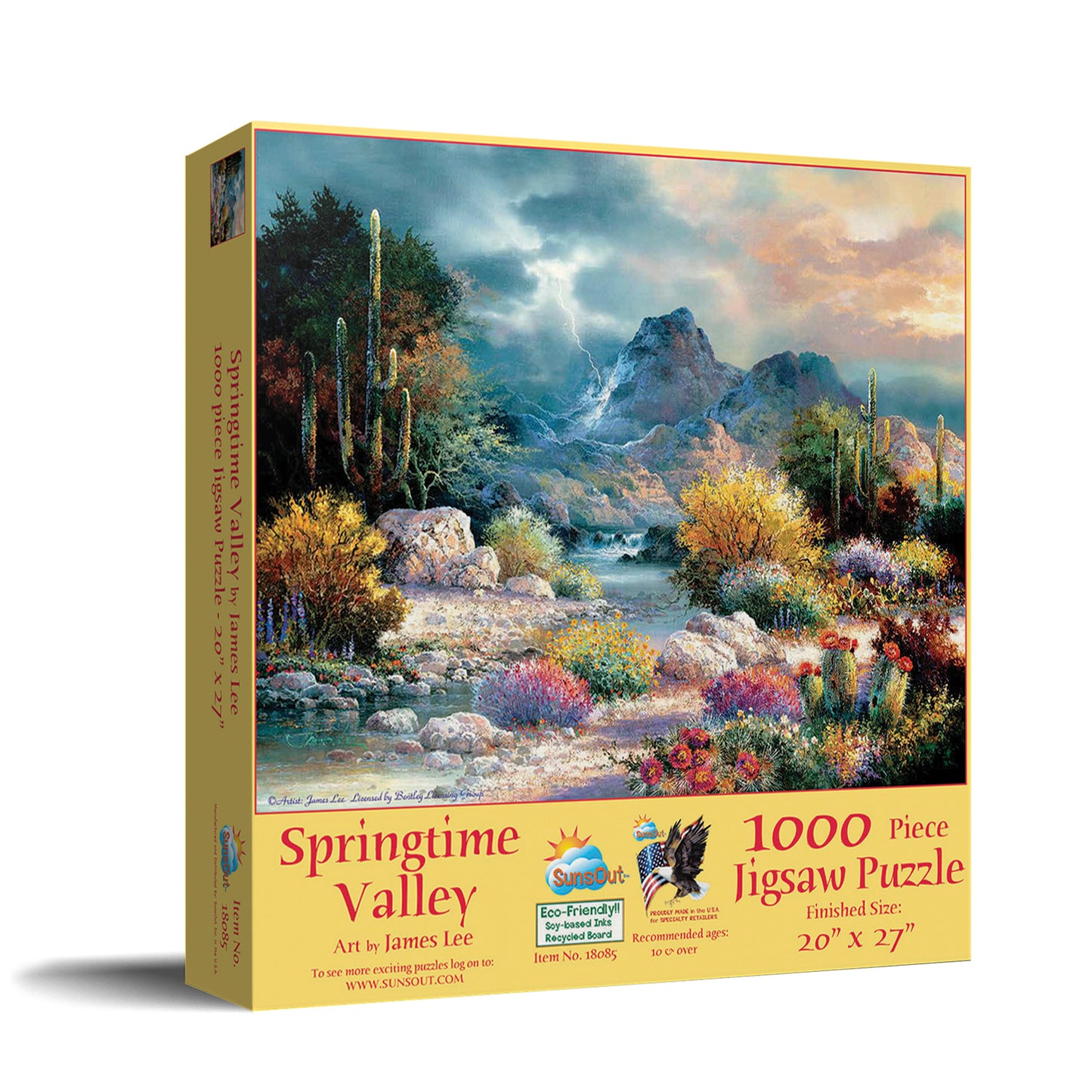Springtime Valley 1000 pc Jigsaw Puzzle 18085