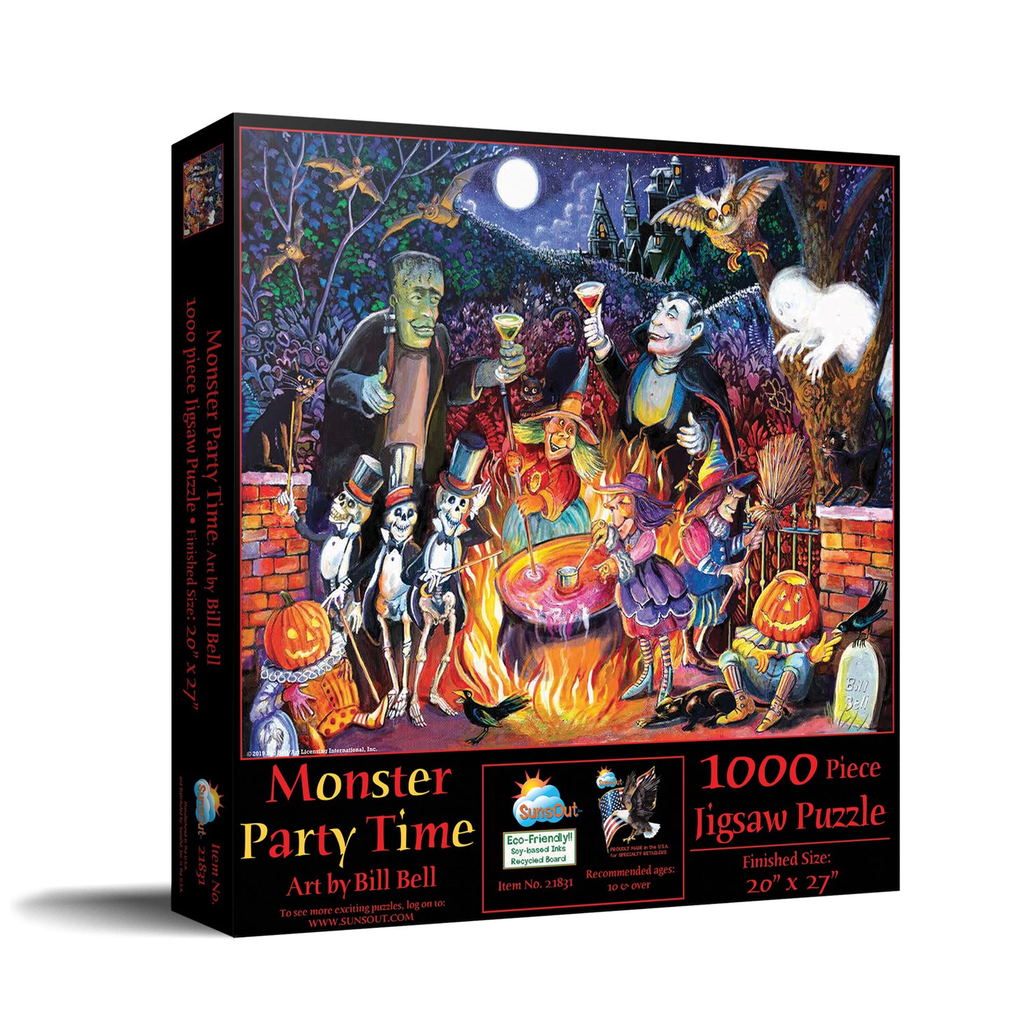Monster Party Time 1000 pc Jigsaw Puzzle 21831
