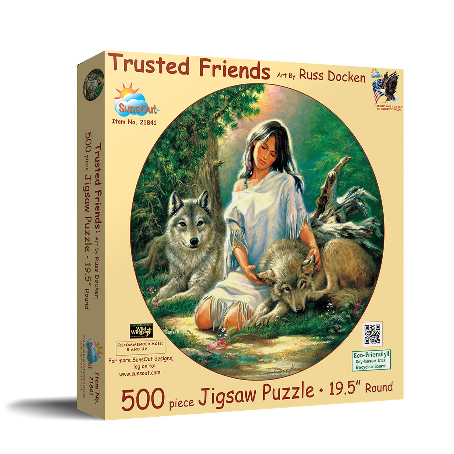 Trusted Friends 500 pc Round Jigsaw Puzzle 21841