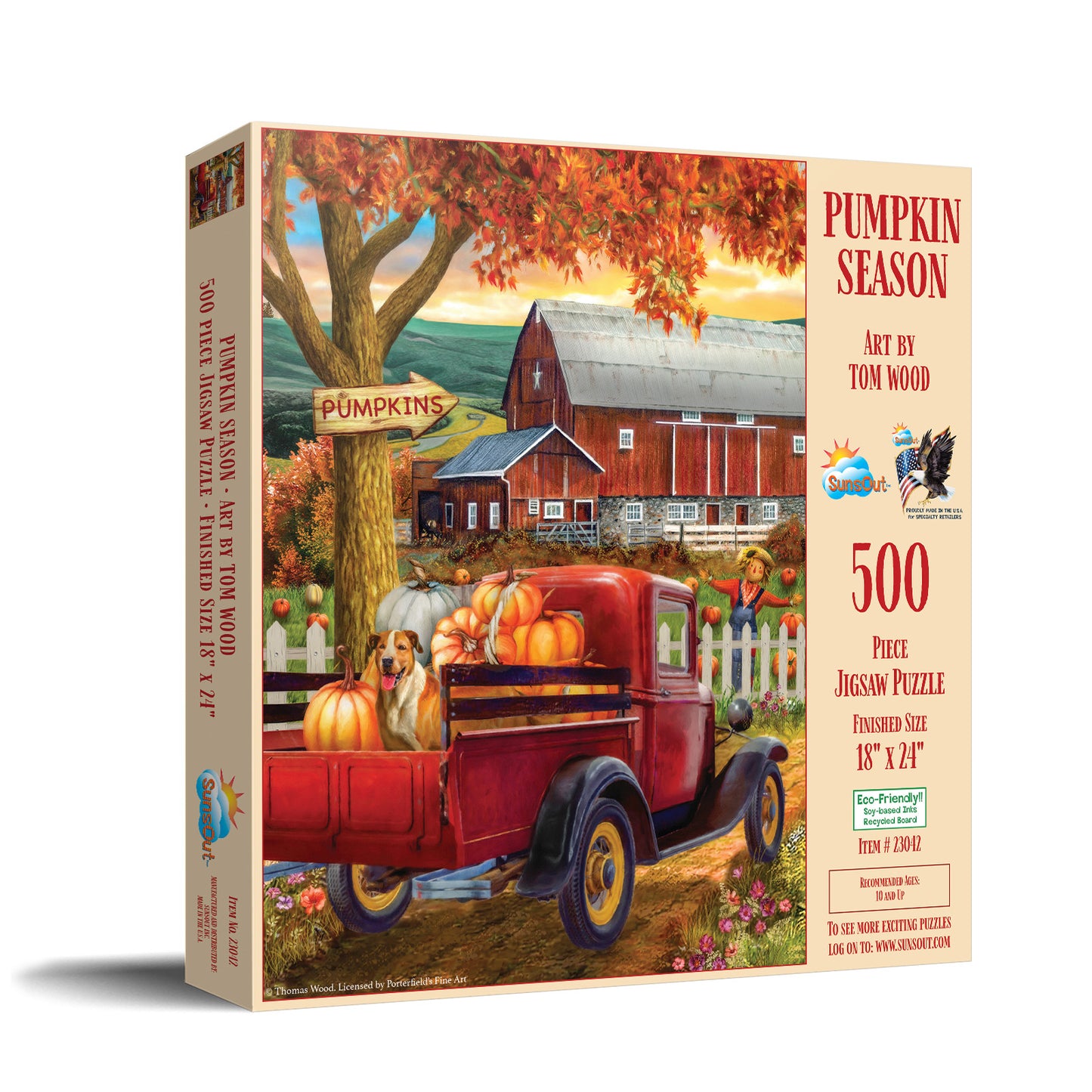 Pumpkin Season 500 pc Jigsaw Puzzle 23042