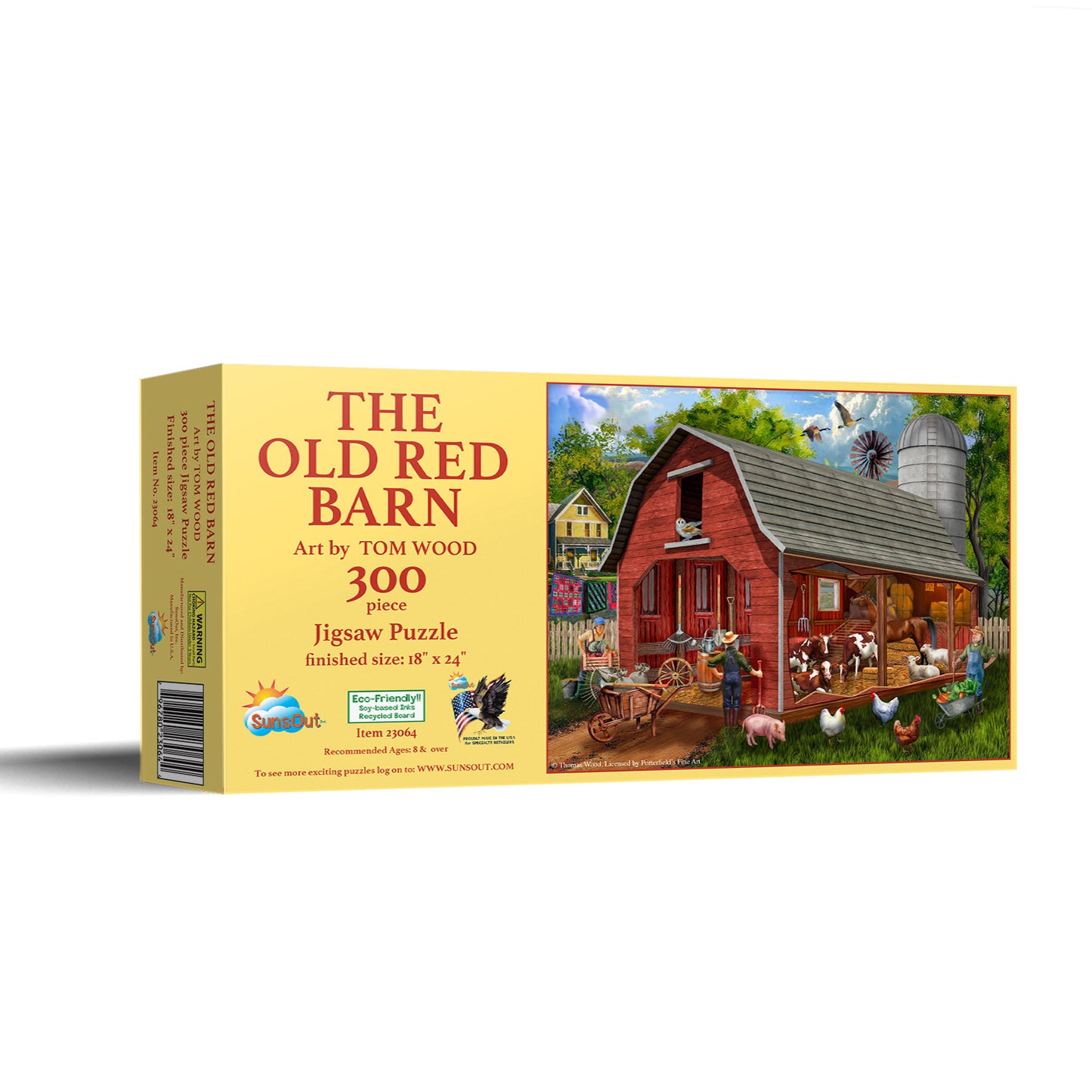 The Old Red Barn 300 pc Jigsaw Puzzle 23064