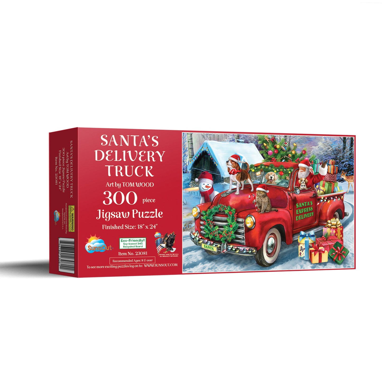 Santa's Delivery Truck 300 pc Jigsaw Puzzle 23081