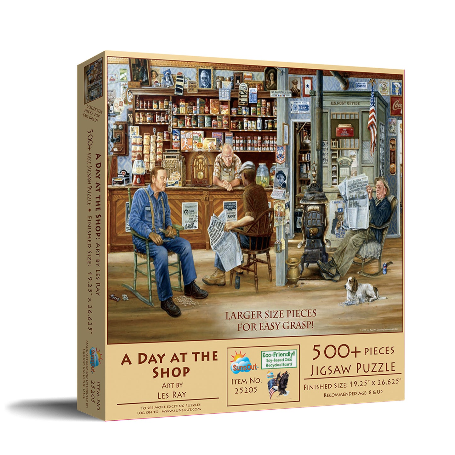 A Day at the Shop 500 pc Large Pieces Jigsaw Puzzle 25205