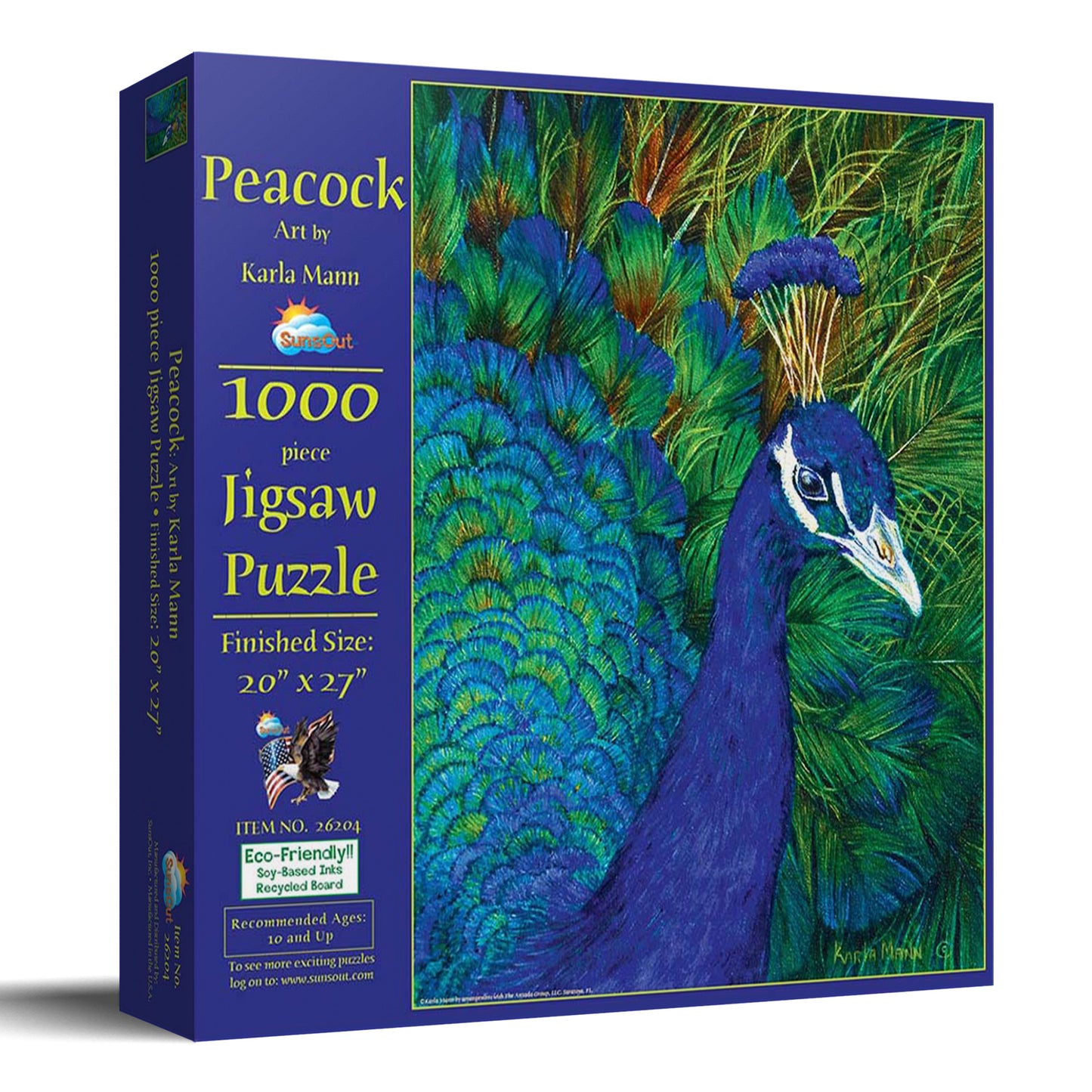Peacock 1000 pc Jigsaw Puzzle 26204
