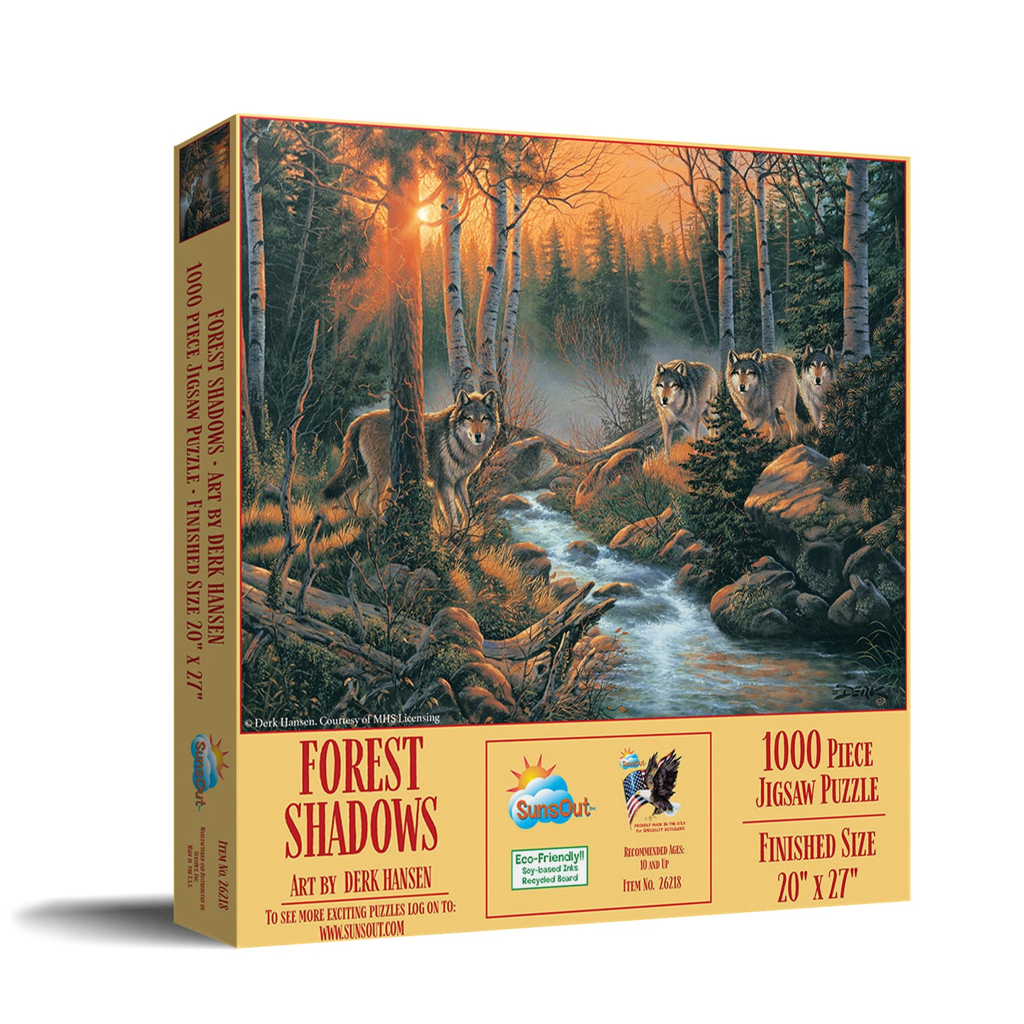 Forest Shadows 1000 pc Jigsaw Puzzle 26218