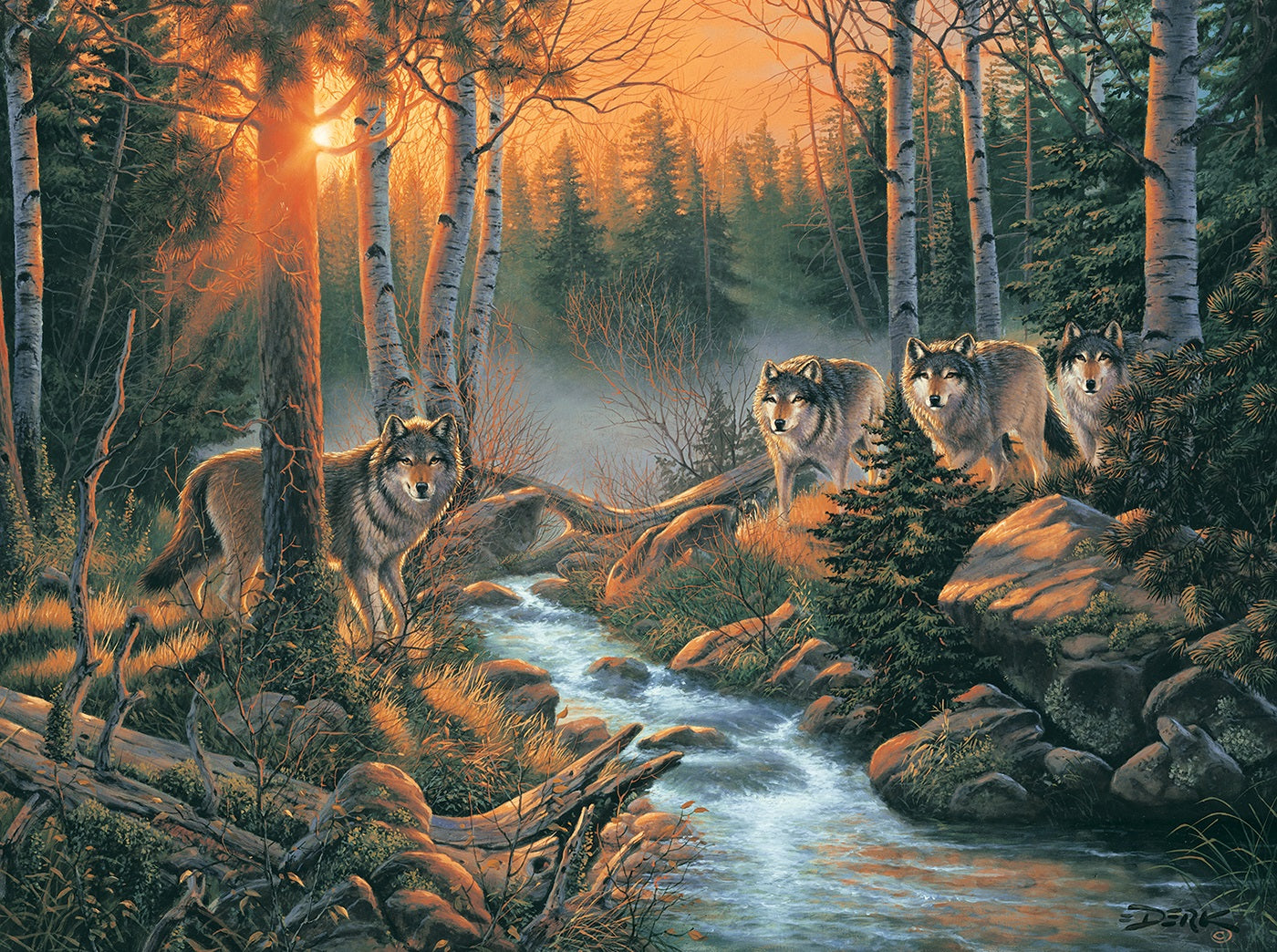 Forest Shadows 1000 pc Jigsaw Puzzle 26218