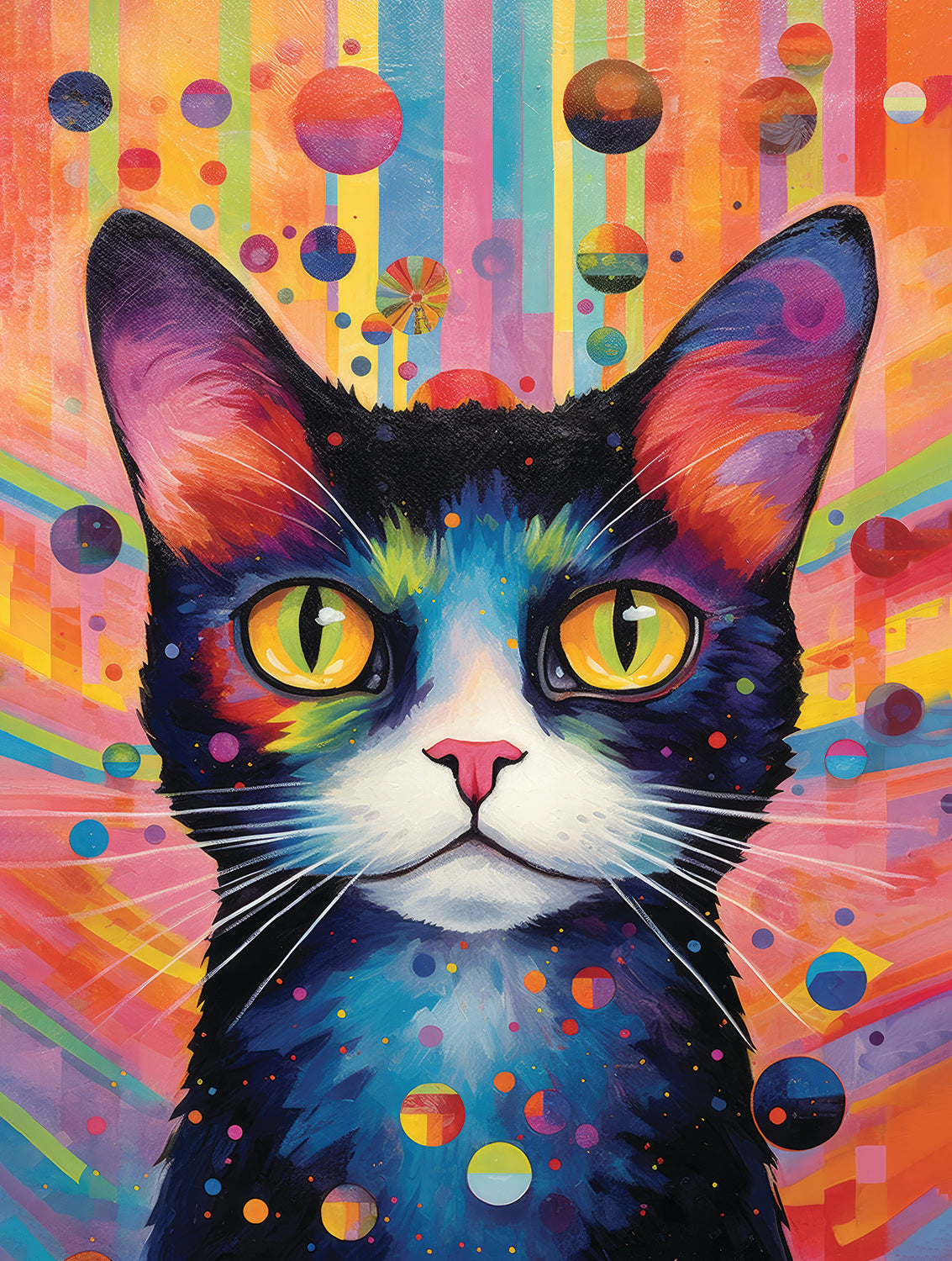 Pop Art Cat 500 pc Jigsaw Puzzle 27057