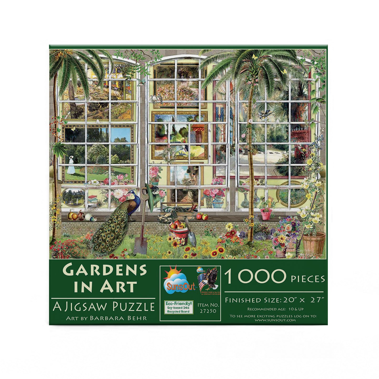 Gardens in Art 1000 pc Jigsaw Puzzle 27250