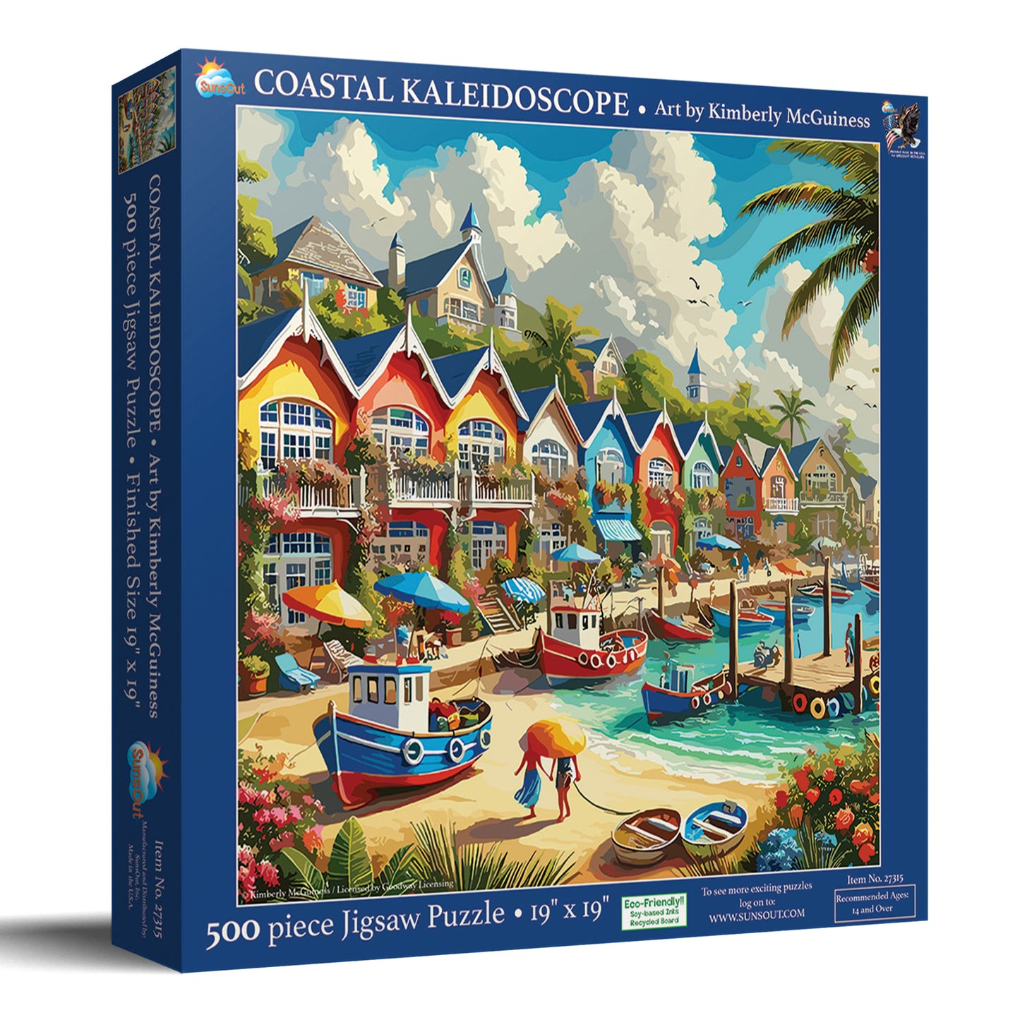 Coastal Kaleidoscope 500 pc Jigsaw Puzzle 27315