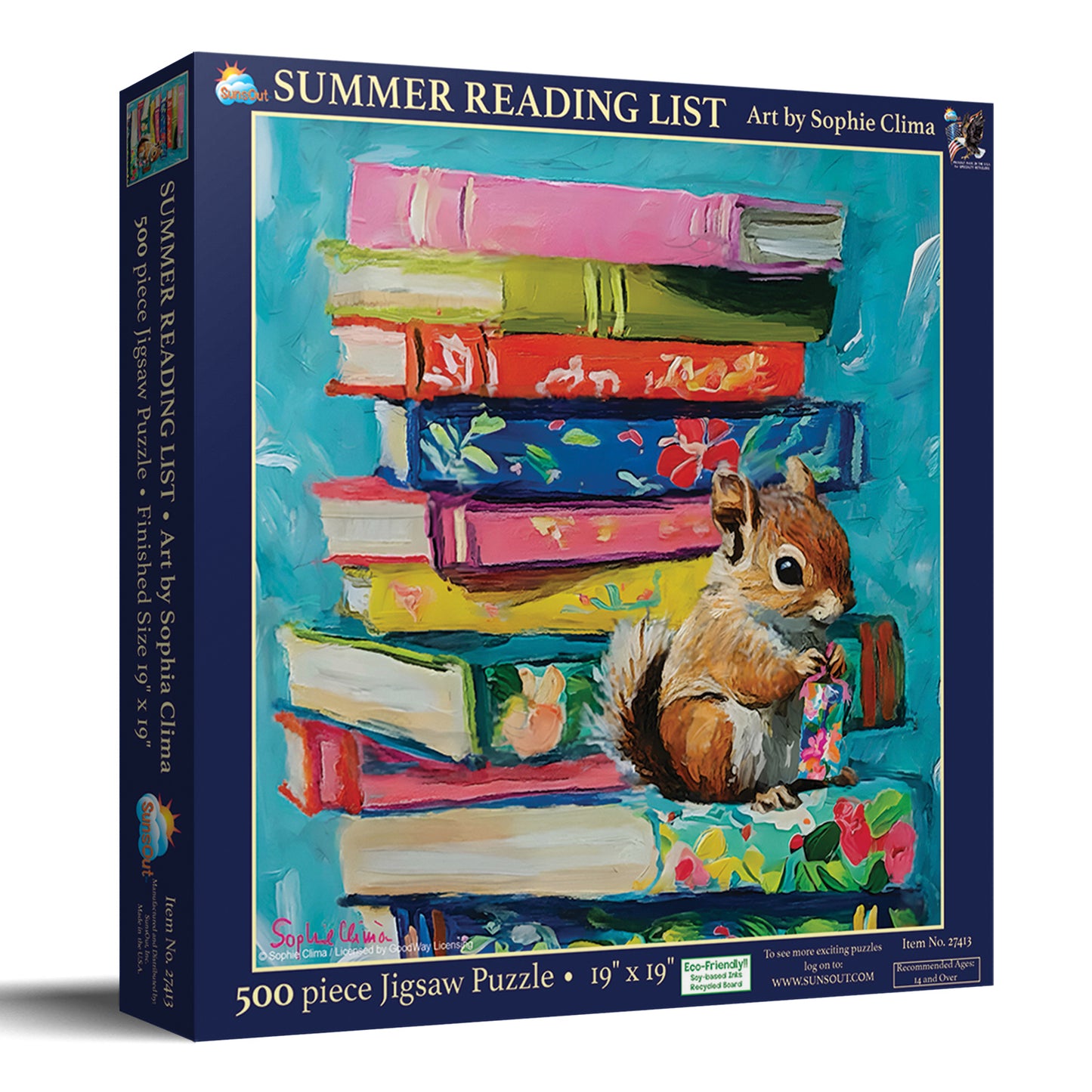 Summer Reading List 500 pc Jigsaw Puzzle 27413