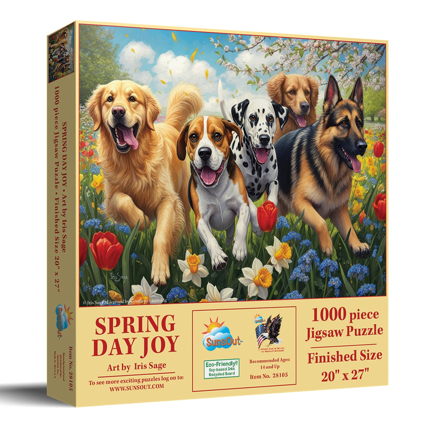 Spring Day Joy 1000 pc Jigsaw Puzzle 28105