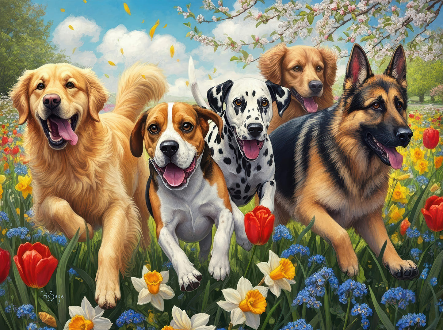 Spring Day Joy 1000 pc Jigsaw Puzzle 28105