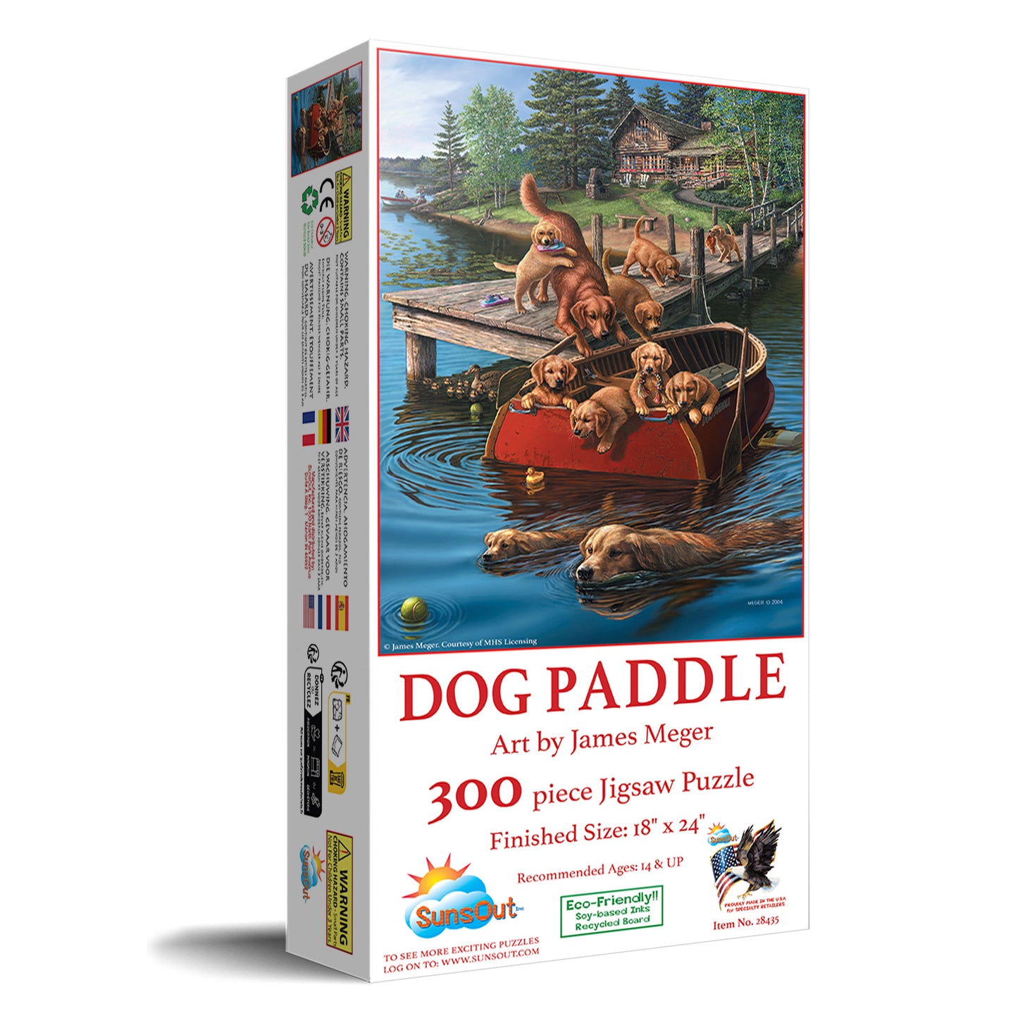 Dog Paddle 300 pc Jigsaw Puzzle 28435