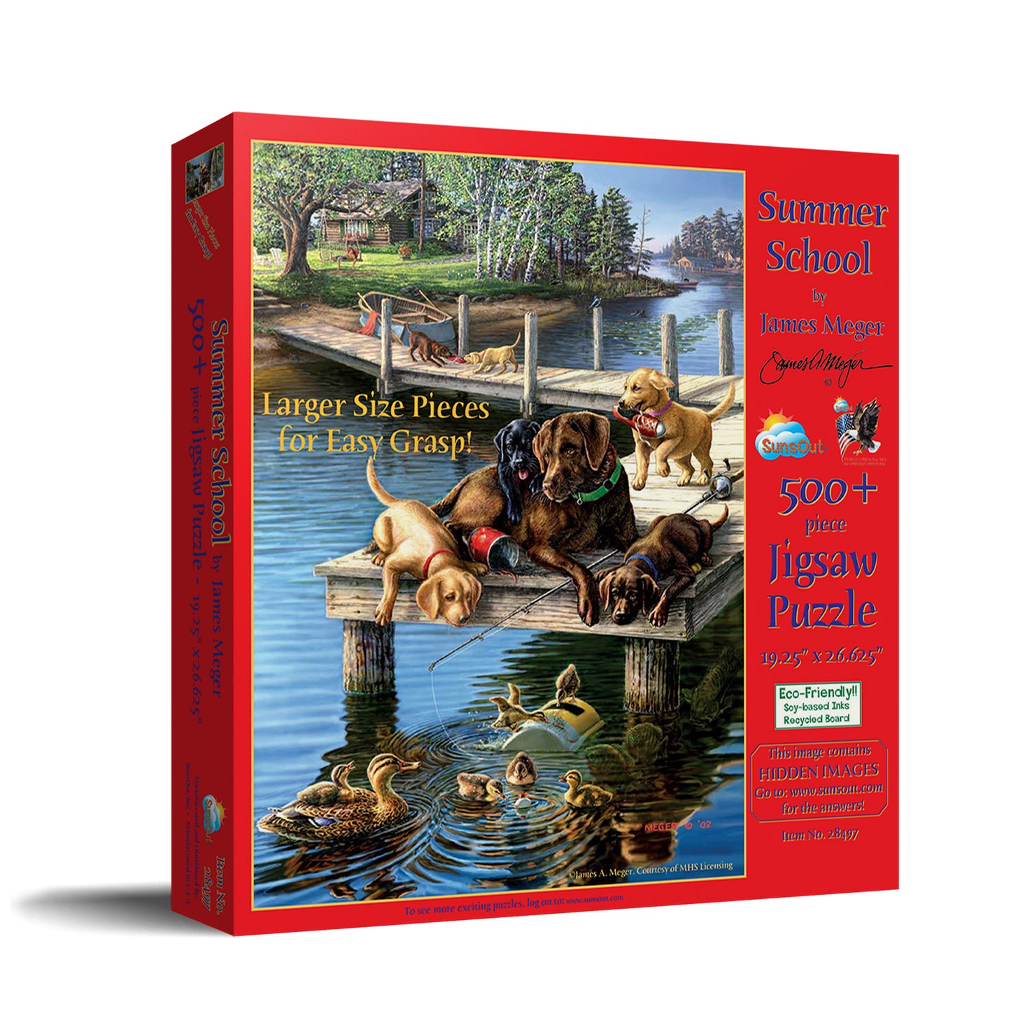 Summer School 500 pc Large Pieces Jigsaw Puzzle 28497