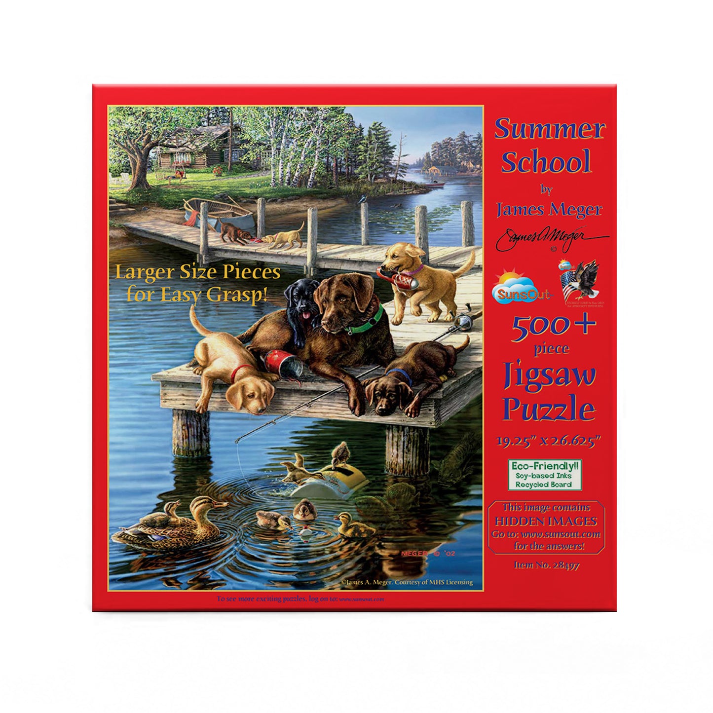 Summer School 500 pc Large Pieces Jigsaw Puzzle 28497