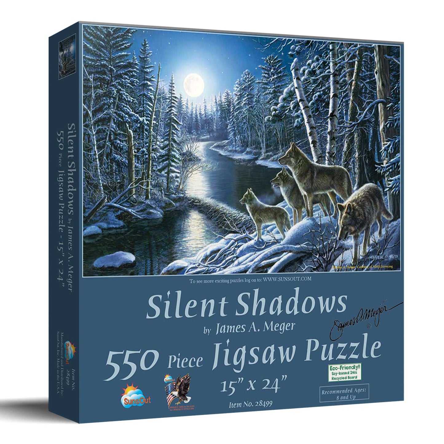 Silent Shadows 550 pc Jigsaw Puzzle 28499
