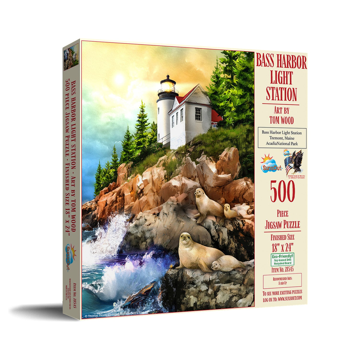 Bass Harbor Light Station 500 pc Jigsaw Puzzle 28545