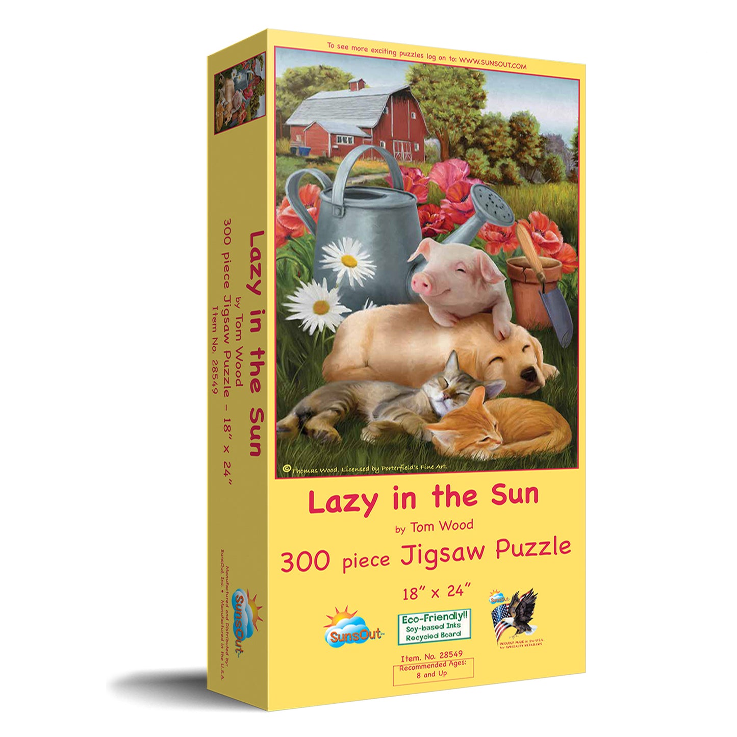 Lazy in the Sun 300 pc Jigsaw Puzzle 28549