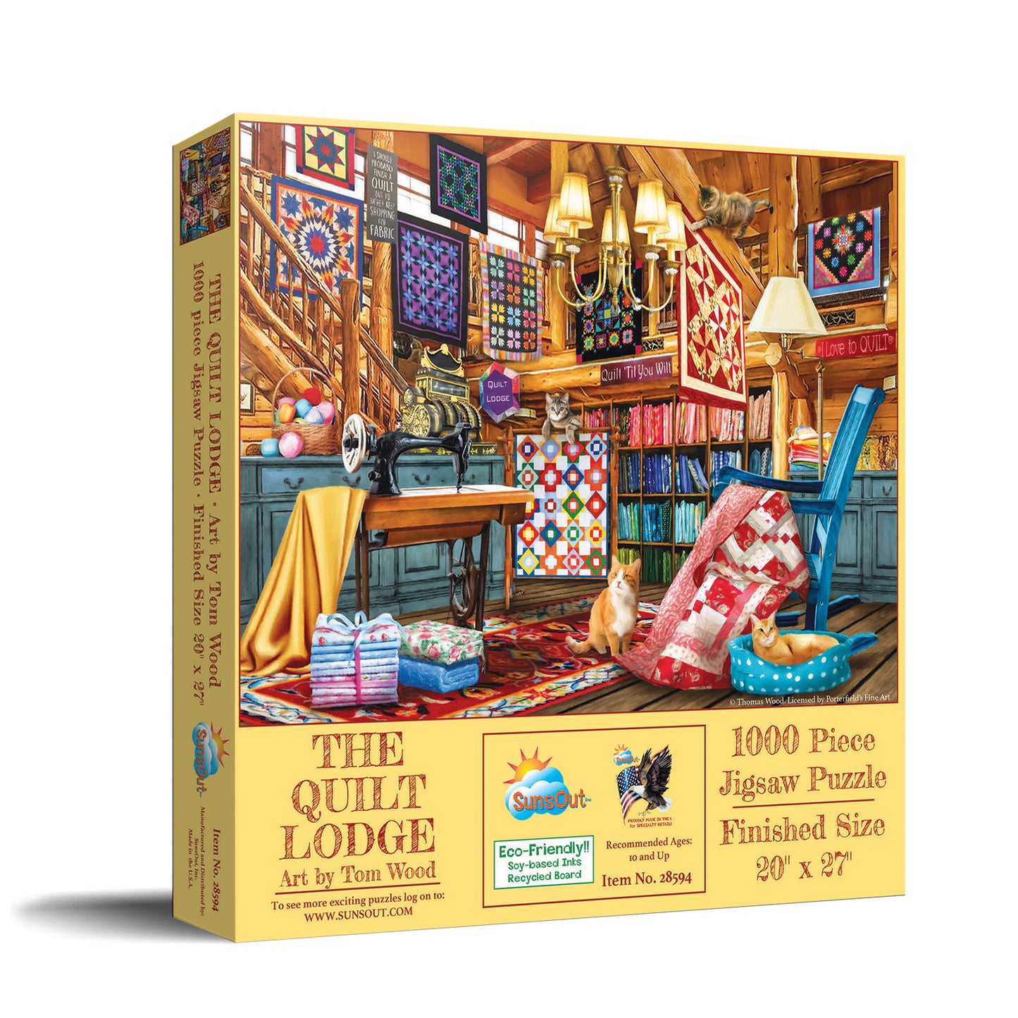 The Quilt Lodge 1000 pc Jigsaw Puzzle 28594