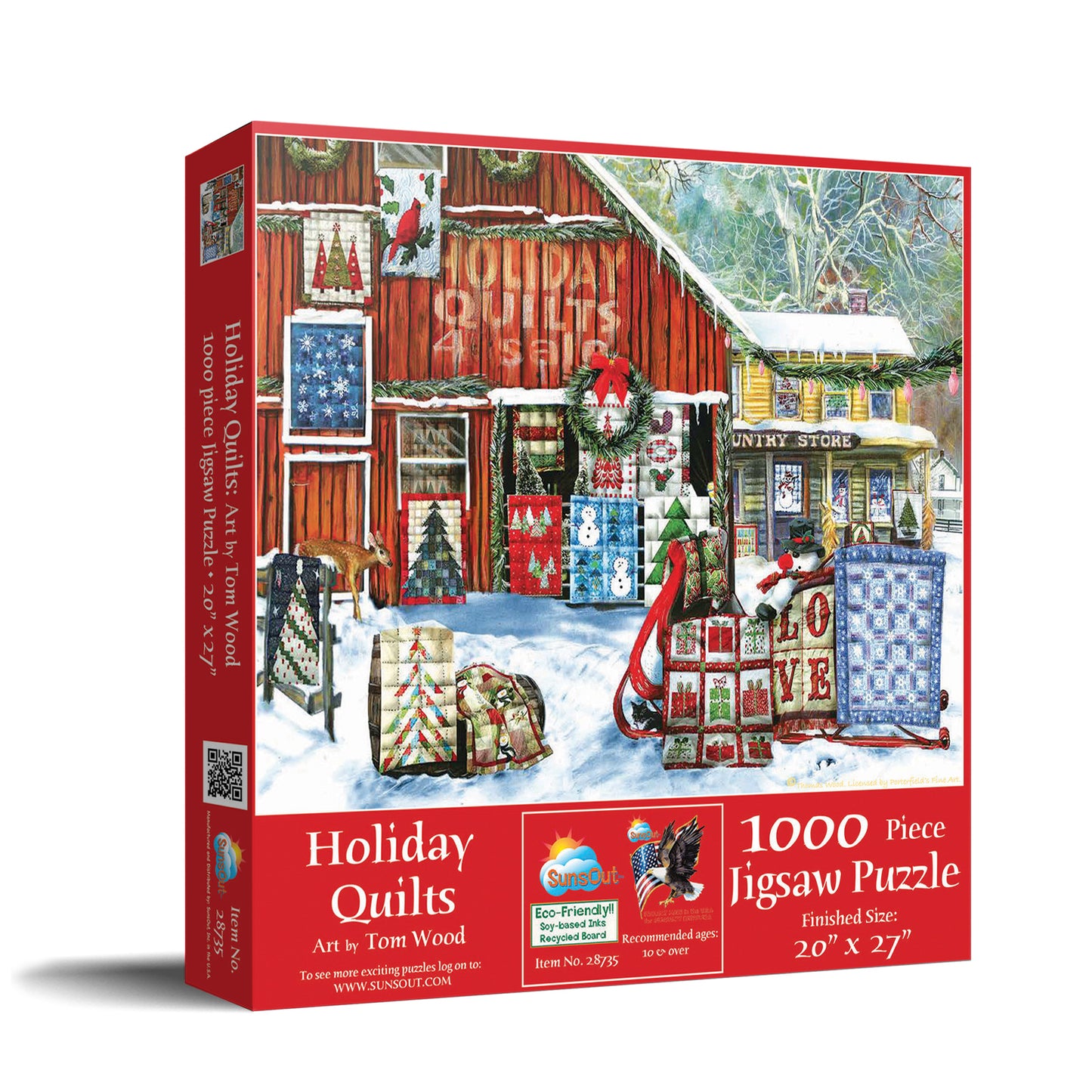 Holiday Quilts 1000 pc Jigsaw Puzzle 28735