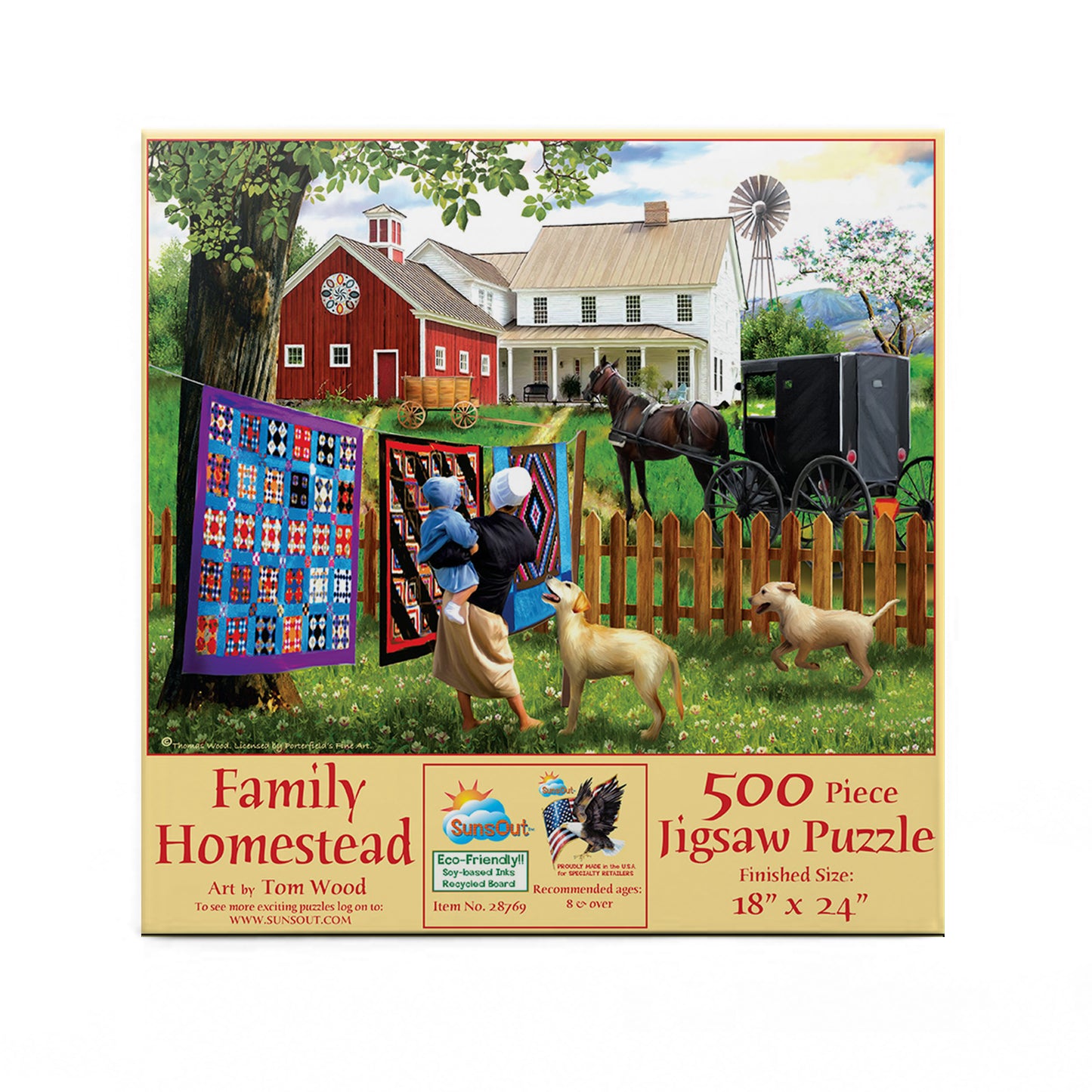 Family Homestead 500 pc Jigsaw Puzzle 28769