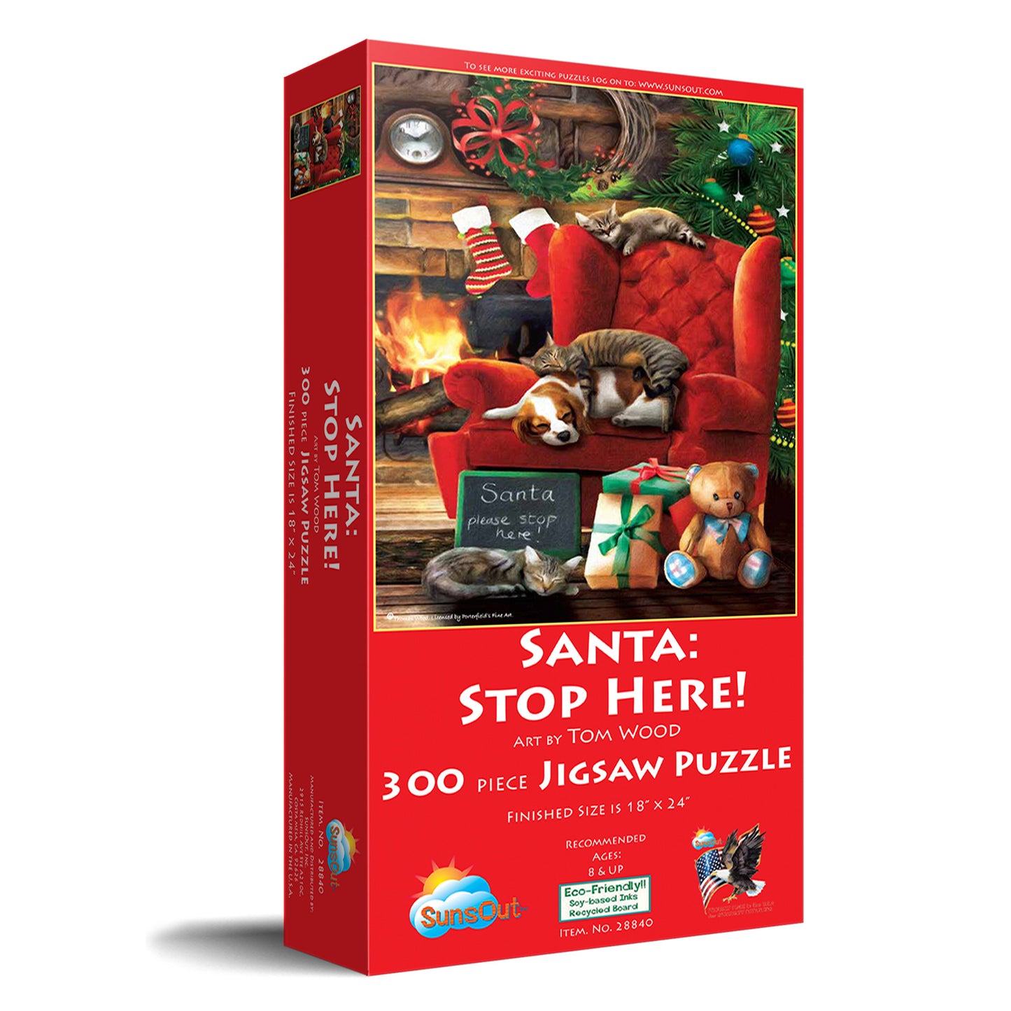 Santa Stop Here 300 pc Jigsaw Puzzle 28840