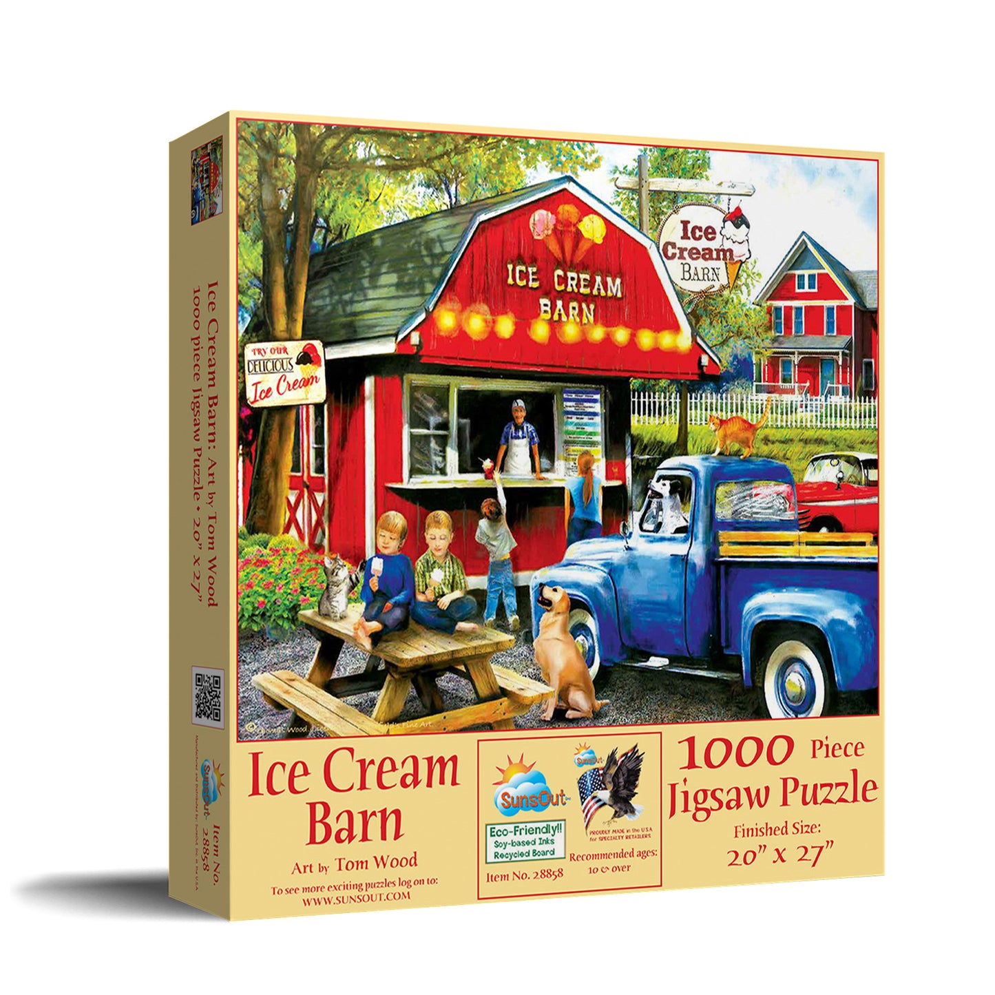 The Ice Cream Barn 1000 pc Jigsaw Puzzle 28858