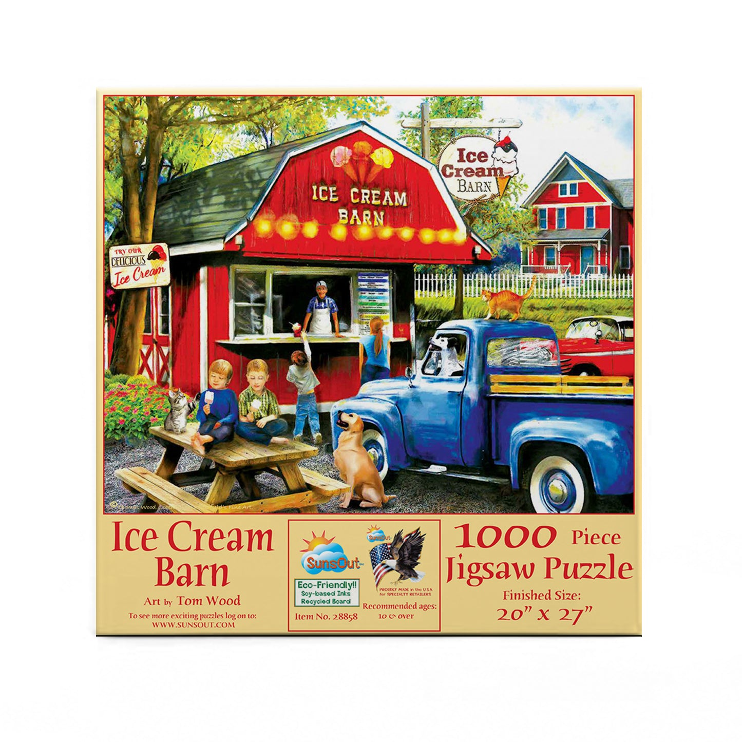 The Ice Cream Barn 1000 pc Jigsaw Puzzle 28858