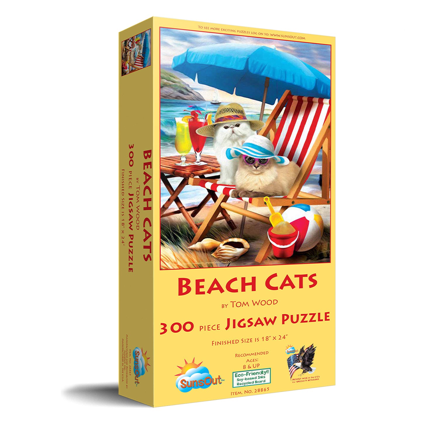 Beach Cats 300 pc Jigsaw Puzzle 28865