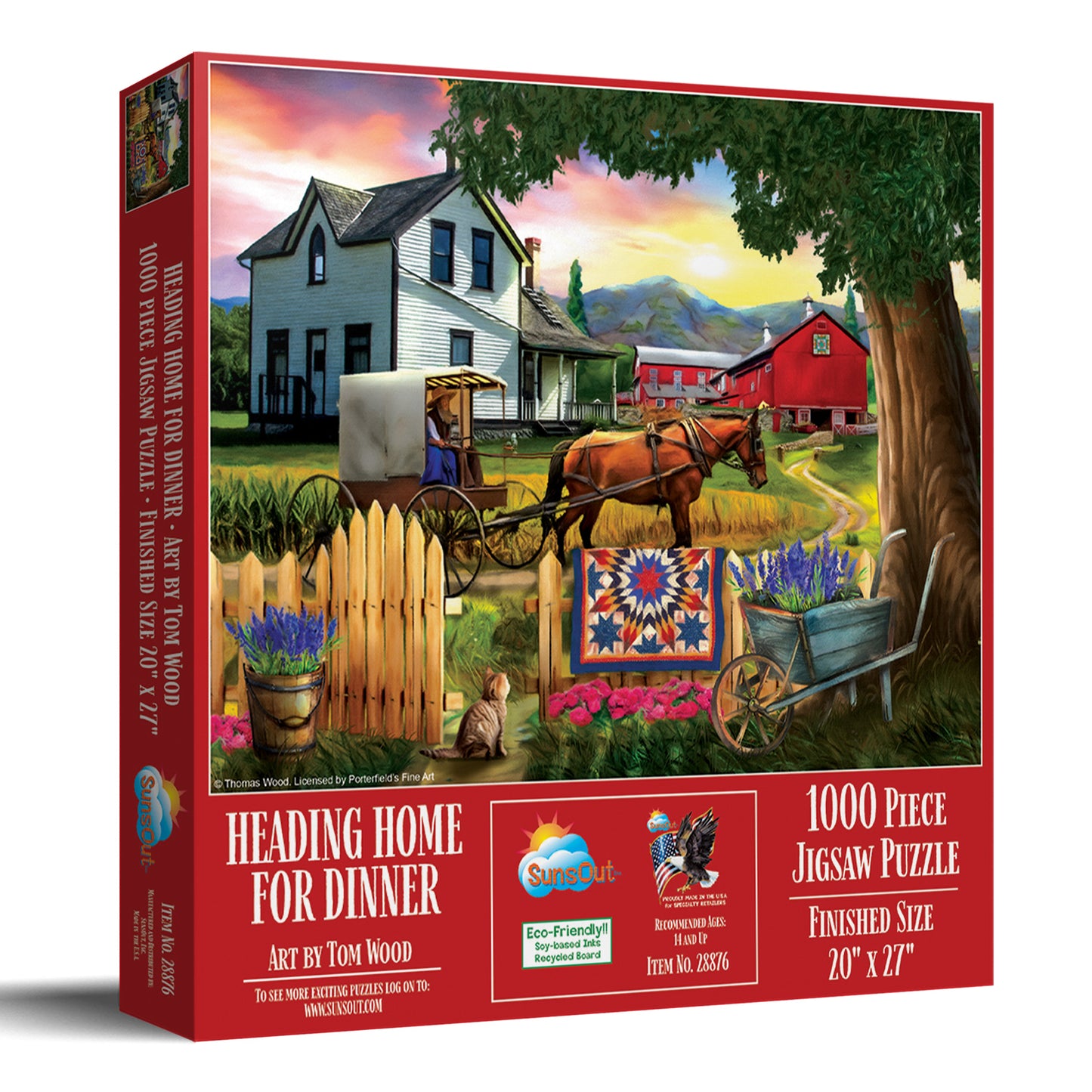 Heading Home for Dinner 1000 pc Jigsaw Puzzle 28876
