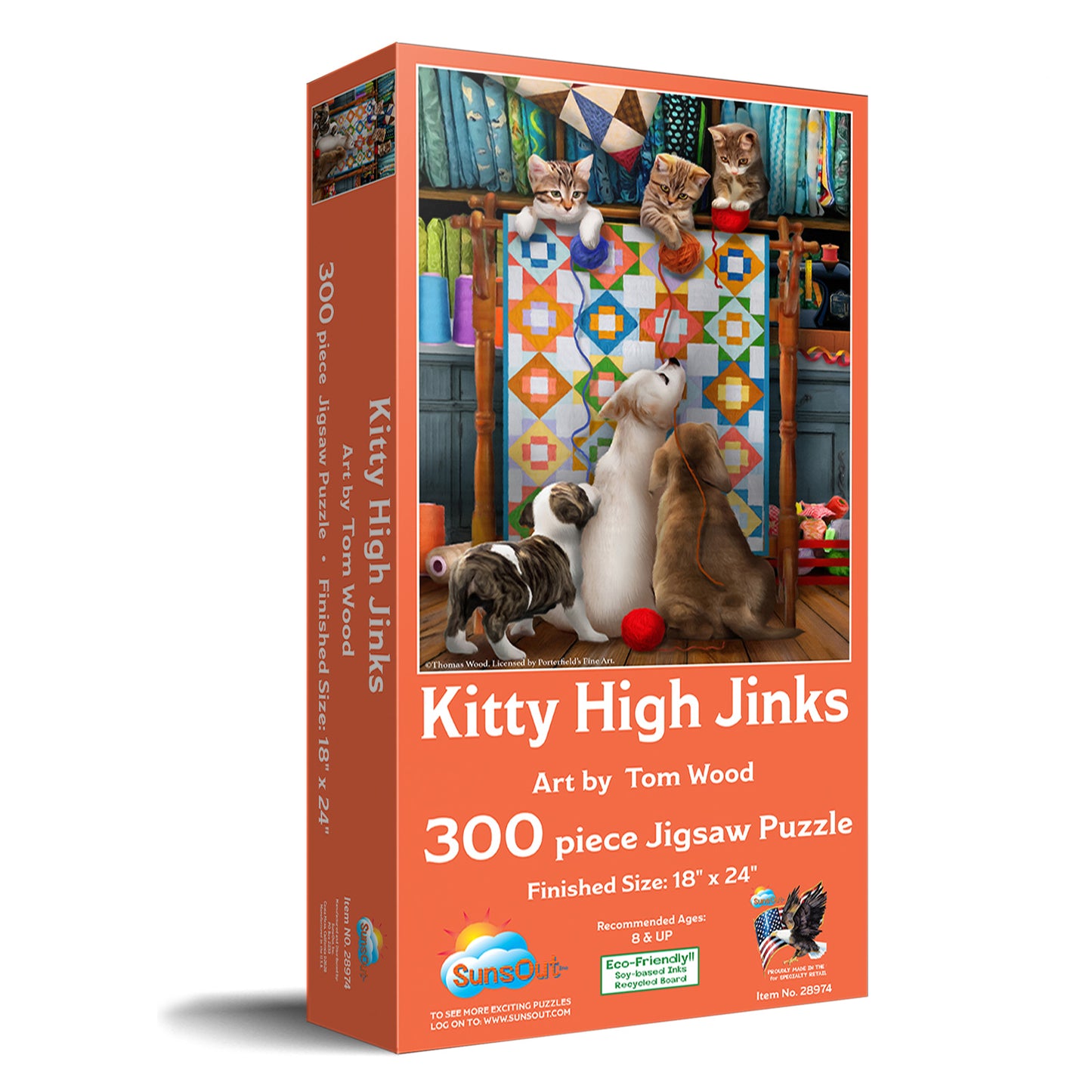 Kitty High Jinx 300 pc Jigsaw Puzzle 28974