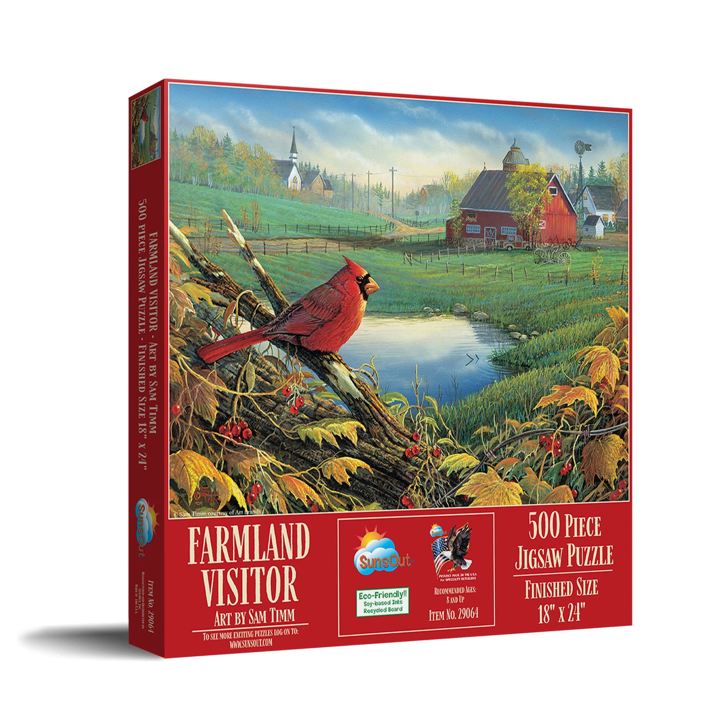 Farmland Visitor 500 pc Jigsaw Puzzle 29064