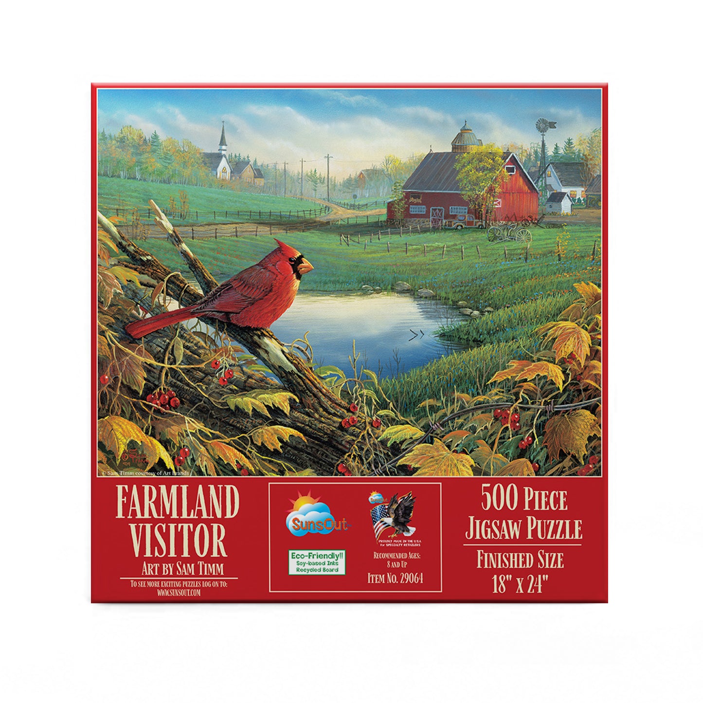 Farmland Visitor 500 pc Jigsaw Puzzle 29064
