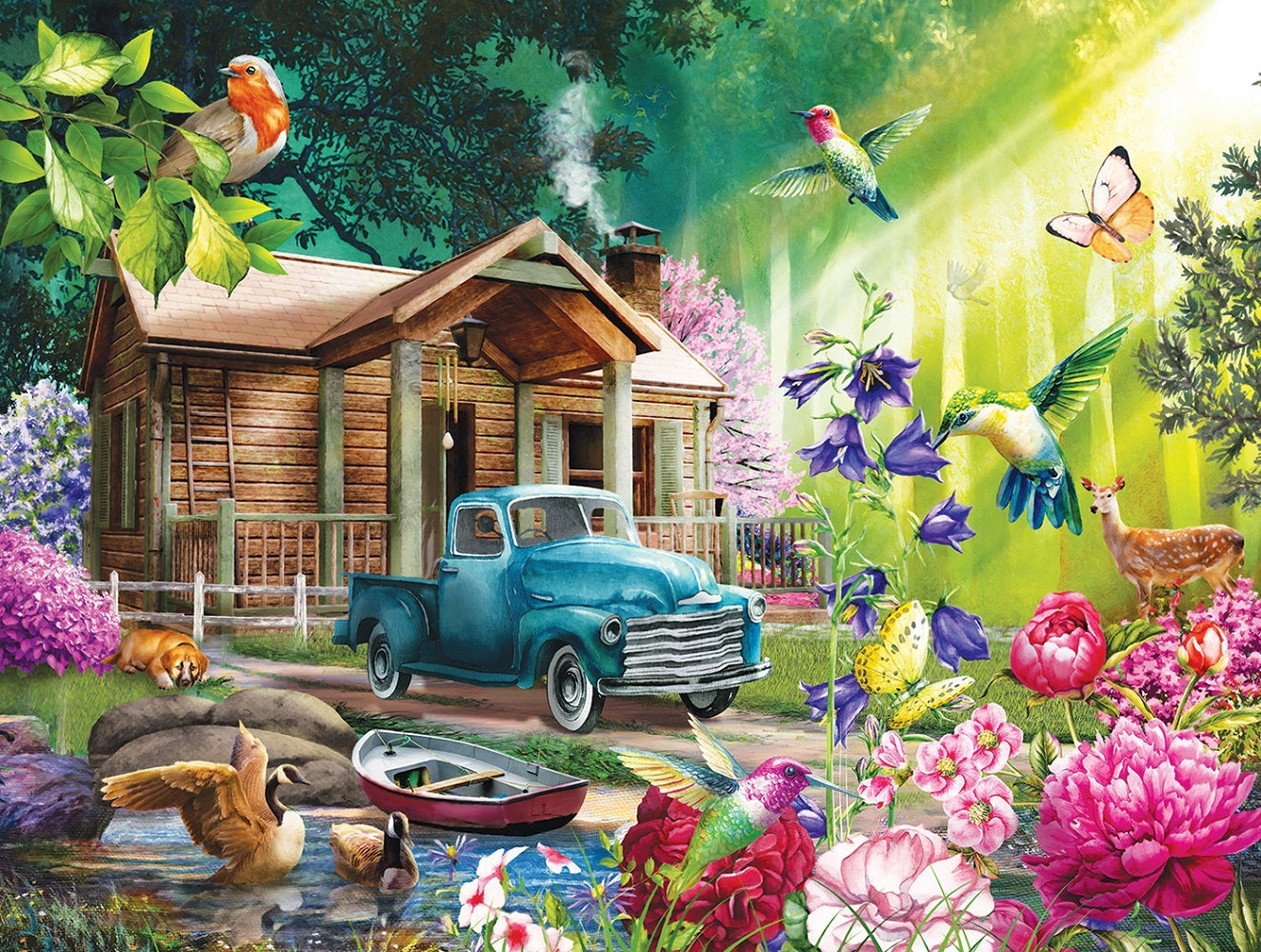 Fantasy Cabin 500 pc Jigsaw Puzzle 29729