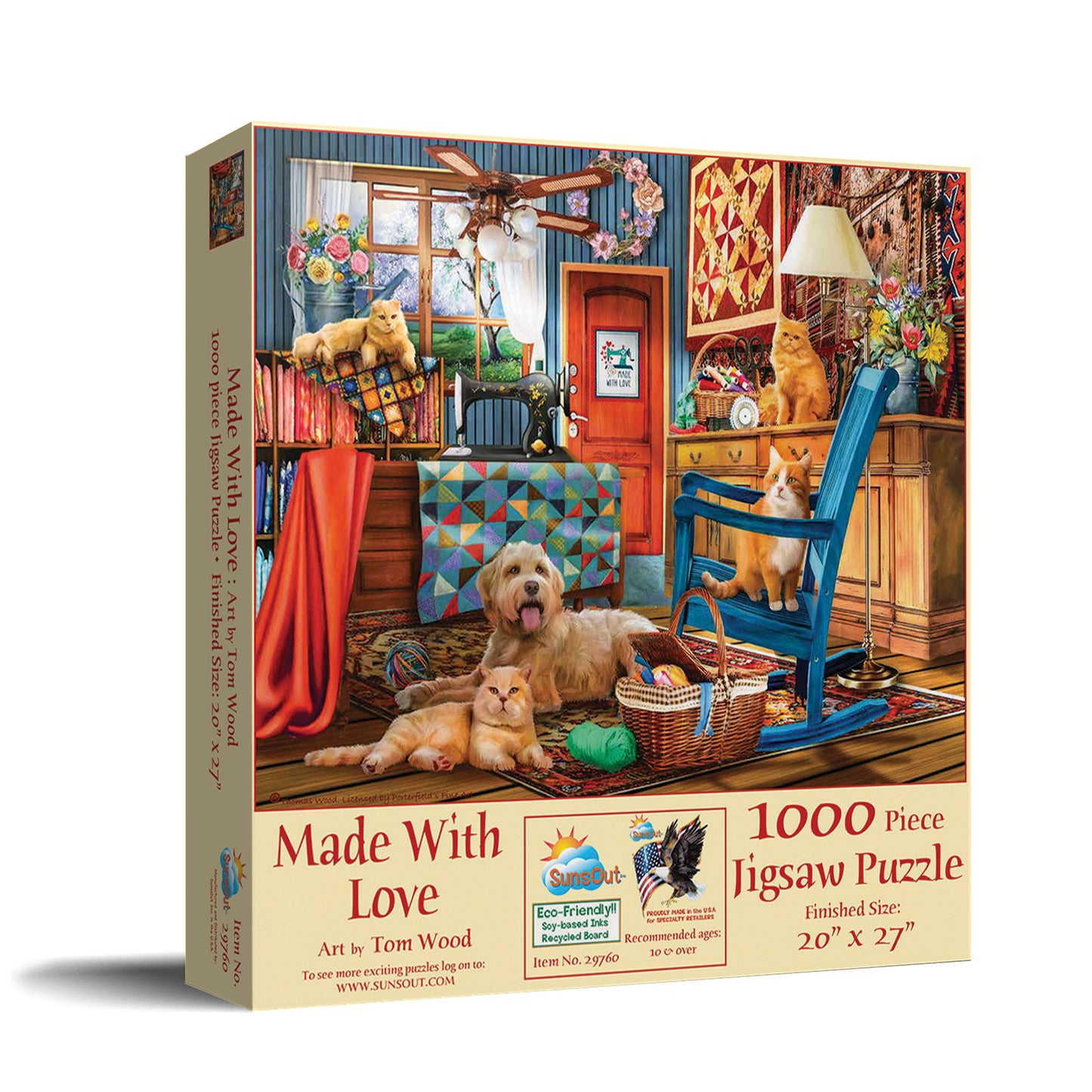 Made With Love 1000 pc Jigsaw Puzzle 29760