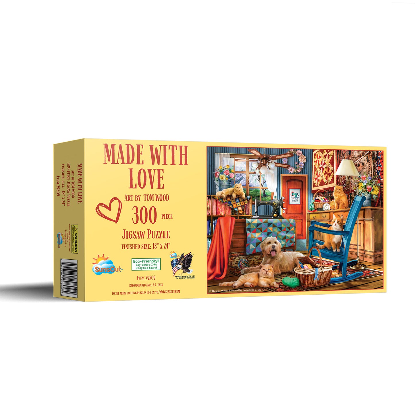Made with Love 300 pc Jigsaw Puzzle 29809