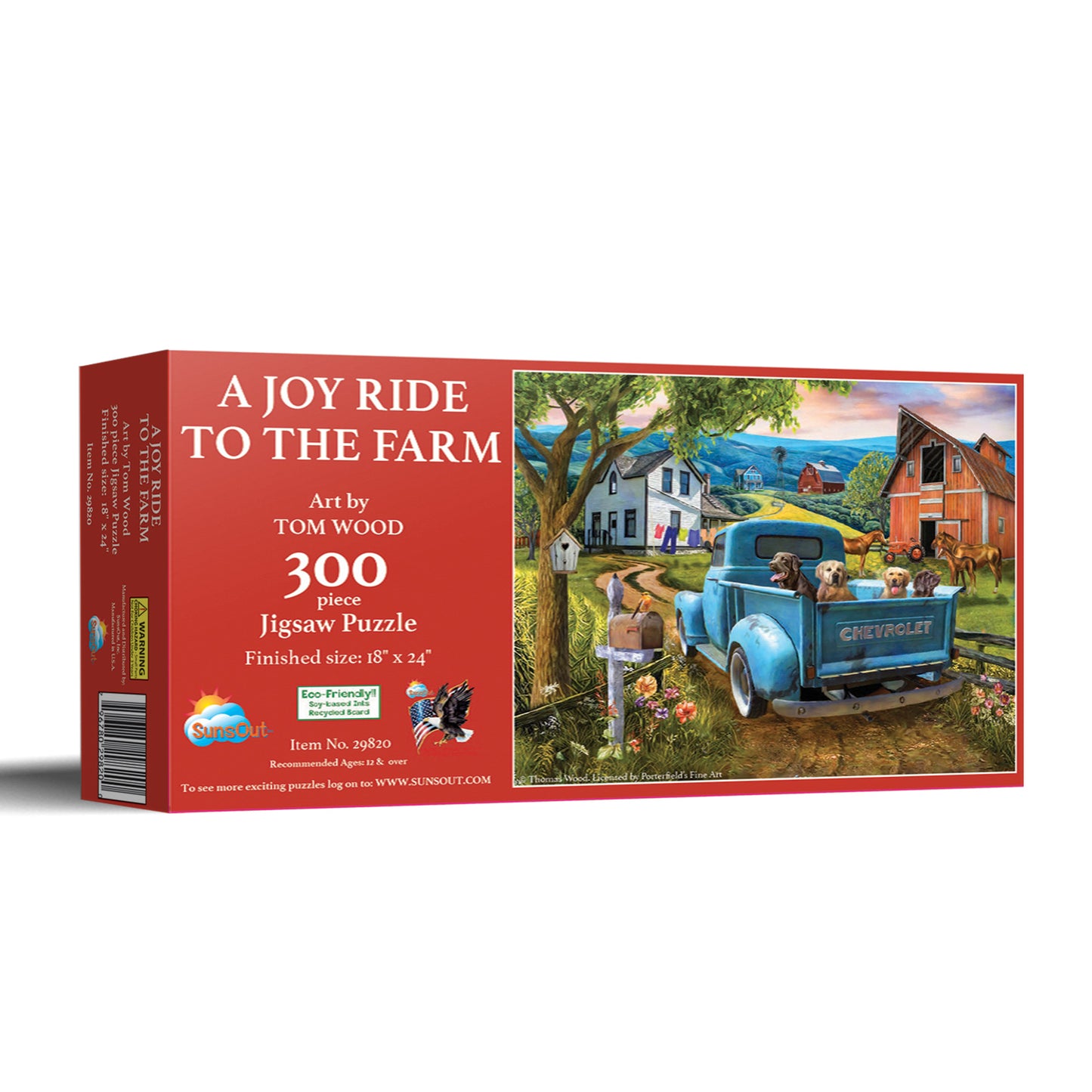 A Joy Ride to the Farm 300 pc Jigsaw Puzzle 29820