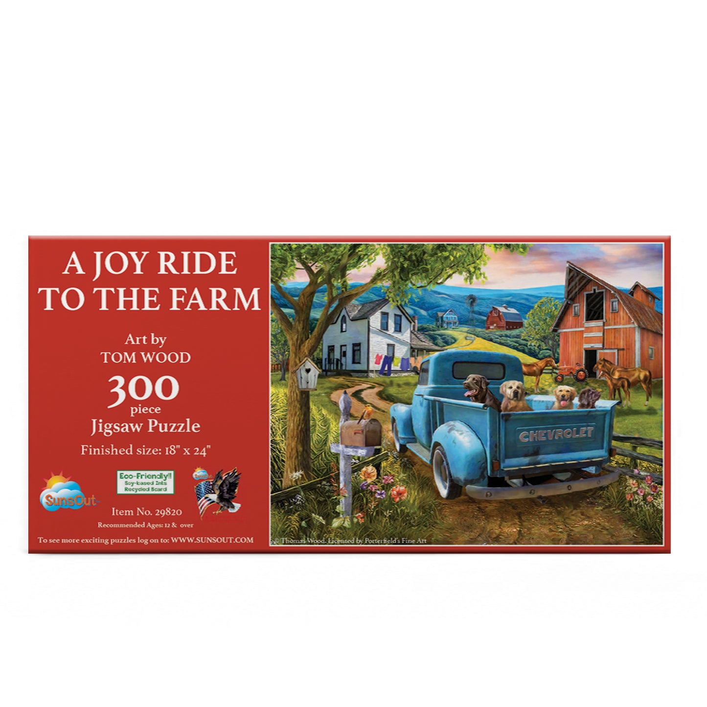 A Joy Ride to the Farm 300 pc Jigsaw Puzzle 29820